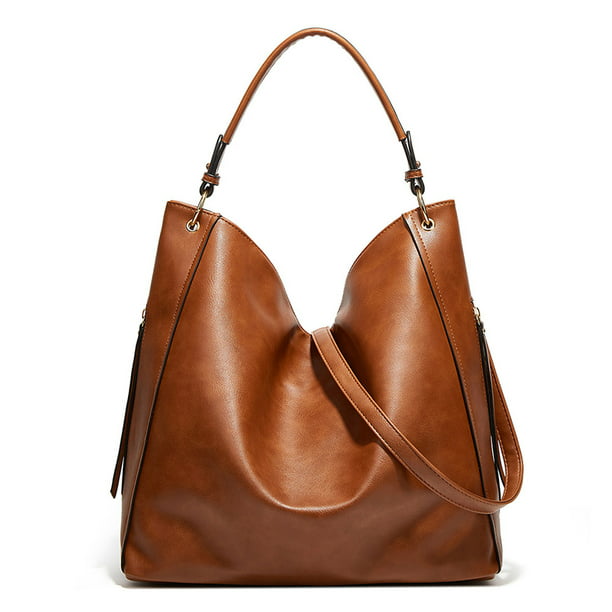 Women's PU Leather Handbag Assorted Color Satchel Tote Shoulder Bag Hobo Bags 